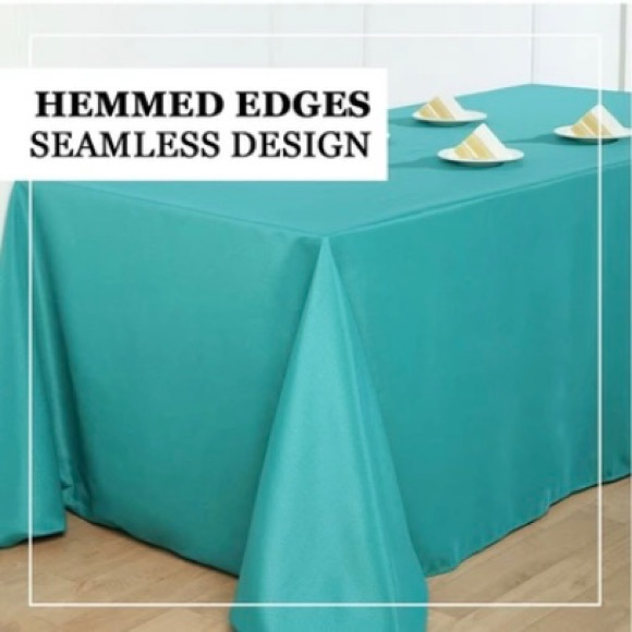 SOLD 4 Black Rectangle Tablecloths SOLD - Picture 3 of 5